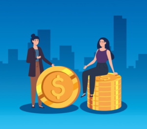 Empowering Women Entrepreneurs - A Guide to Business Loans | Illustration of a diverse group of women discussing financial strategies for their businesses.