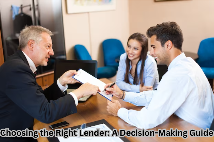 Image illustrating the process of Choosing the Right Lender, a comprehensive decision-making guide