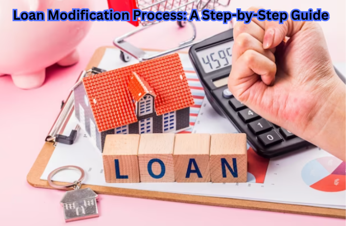 "Illustration depicting the Loan Modification Process, a step-by-step guide for financial stability."